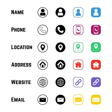 Business Cards icons for free download .